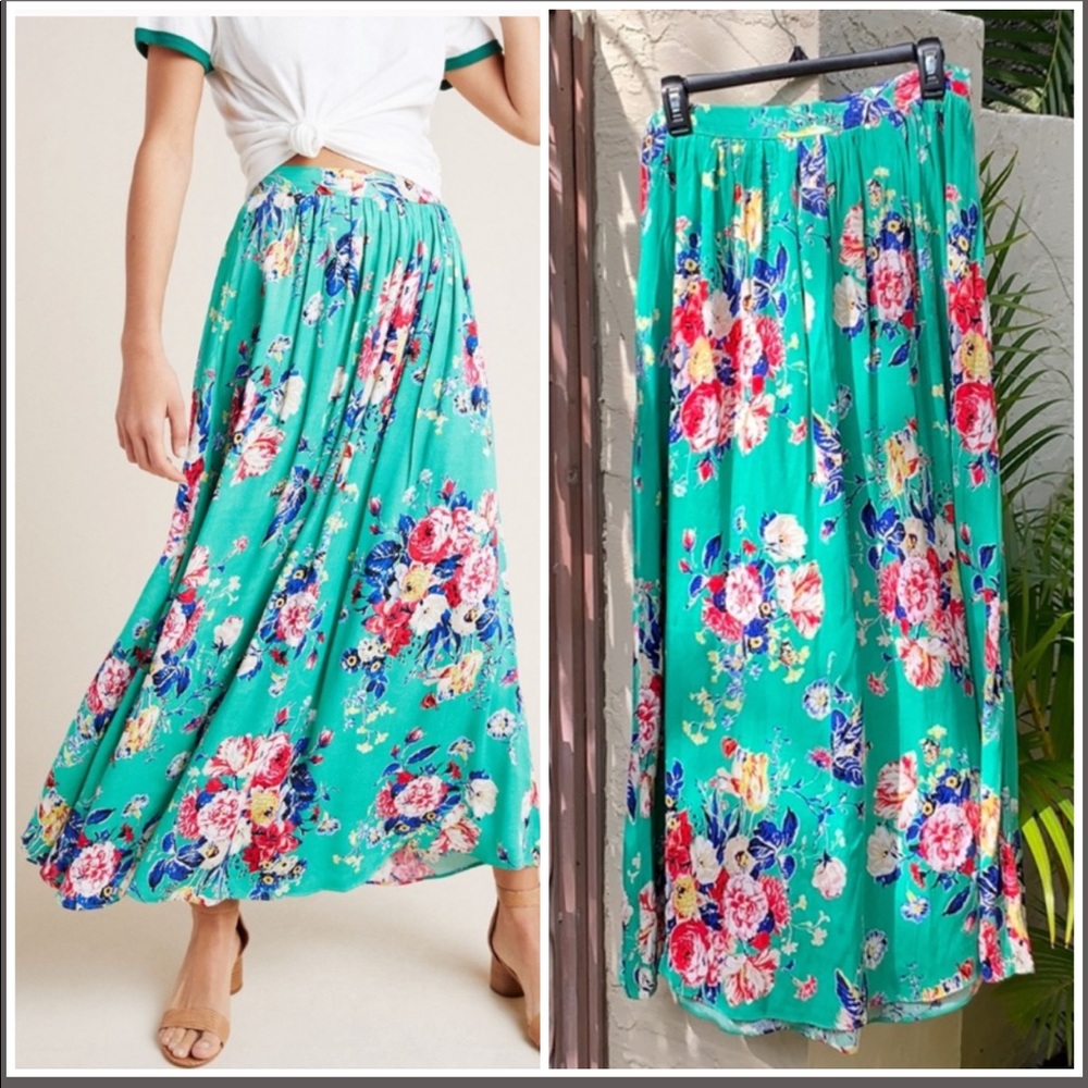 Anthropologie 🍍 Jacqueline Maxi Skirt MAEVE